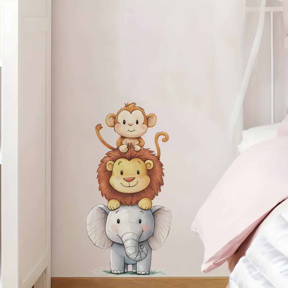 Baby Nursery Vinyl - Urocze naklejki ścienne z motywem leśnych