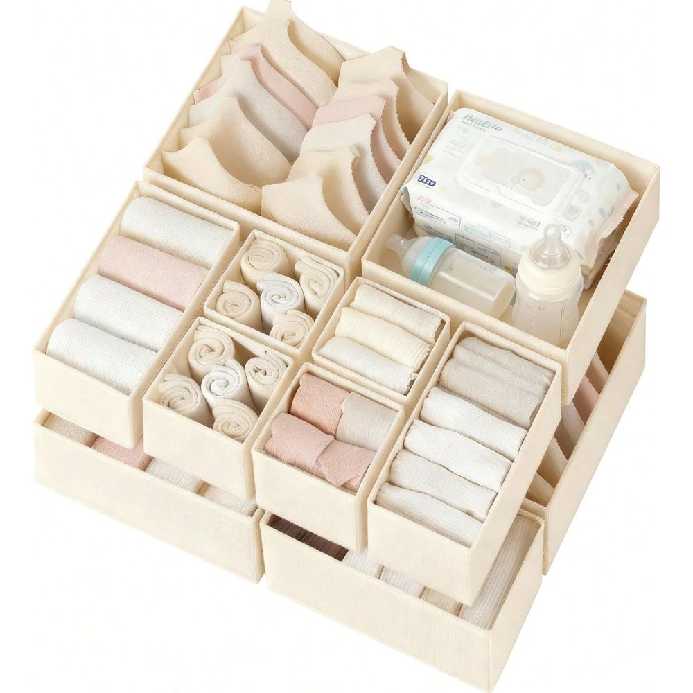 Baby Nursery Sets - Zestaw 12 szt. organizerów do szuflad