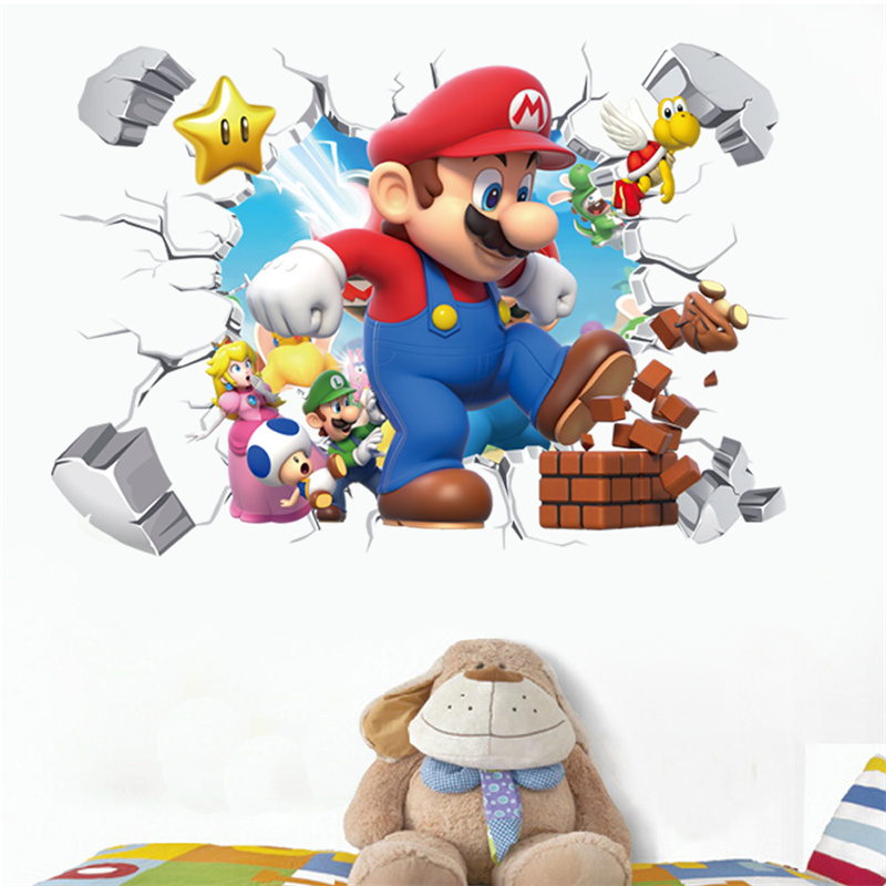 Baby Nursery Vinyl - Naklejki ścienne 3D z postaciami z