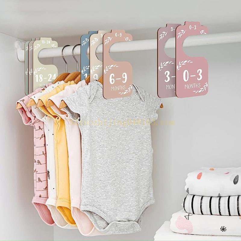 Baby Nursery Sets - Zestaw 8 drewnianych przegródek do szafy