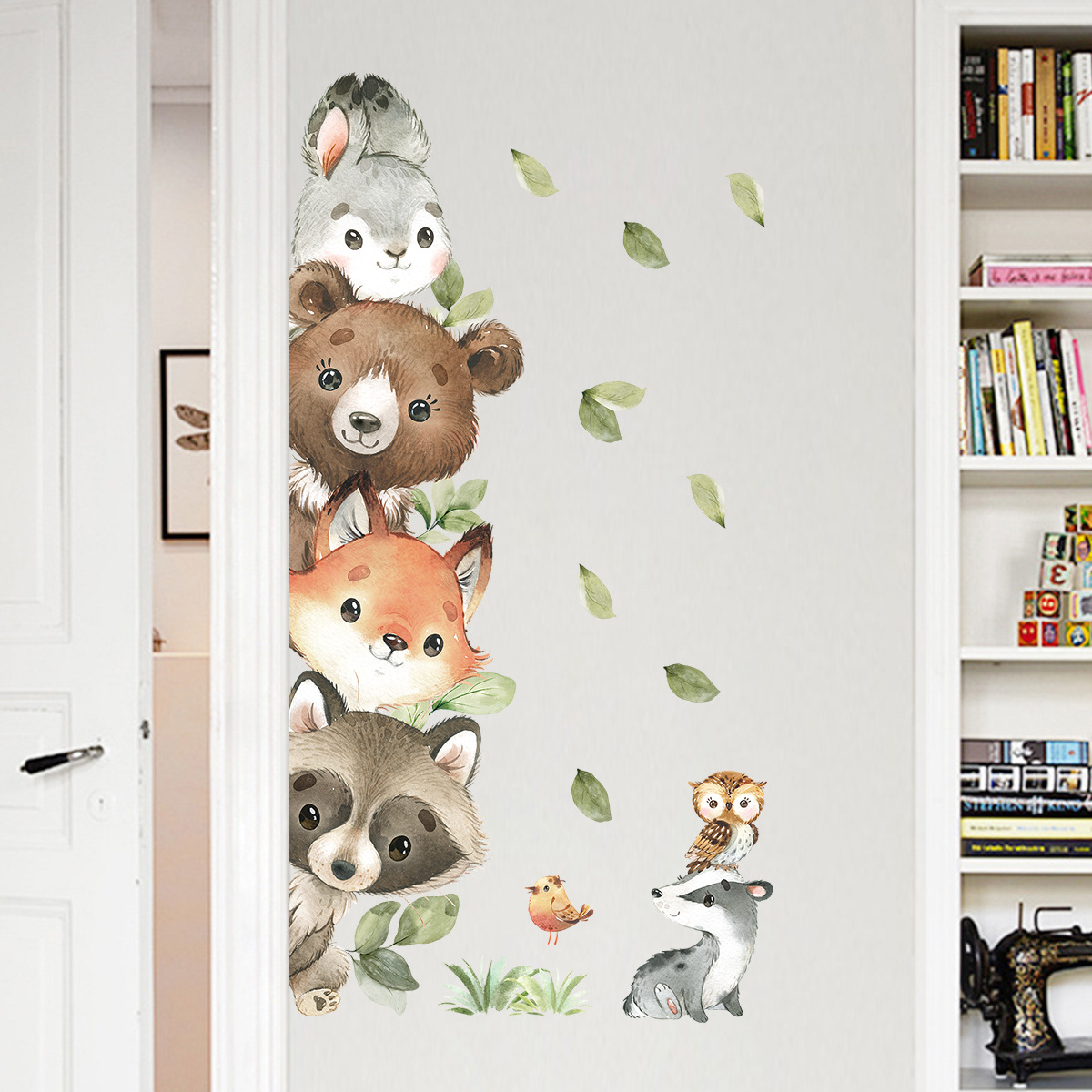 Baby Nursery Forest Theme - Naklejki ścienne dla dzieci z motywem