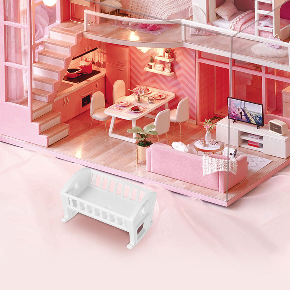 Baby Nursery Furniture Sets - 2 sztuki miniaturowego łóżeczka dziecięcego do