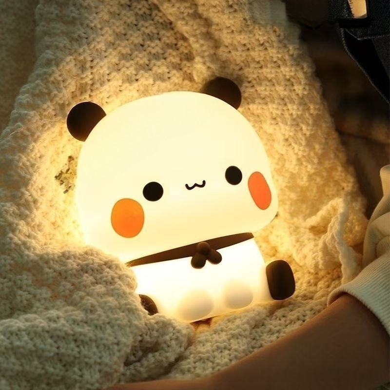 Baby Nursery Lamp - Lampka Nocna LED Panda, Urocza Lampka