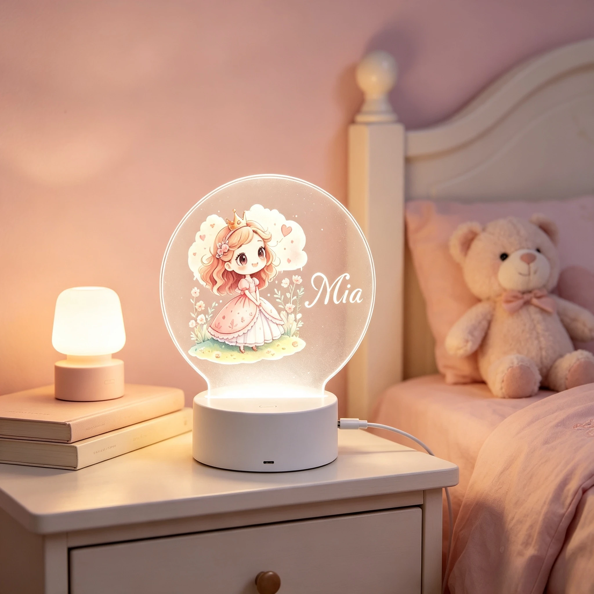 Urocza lampka nocna LED w kszt – Baby Nursery Lamp recenzja i cena