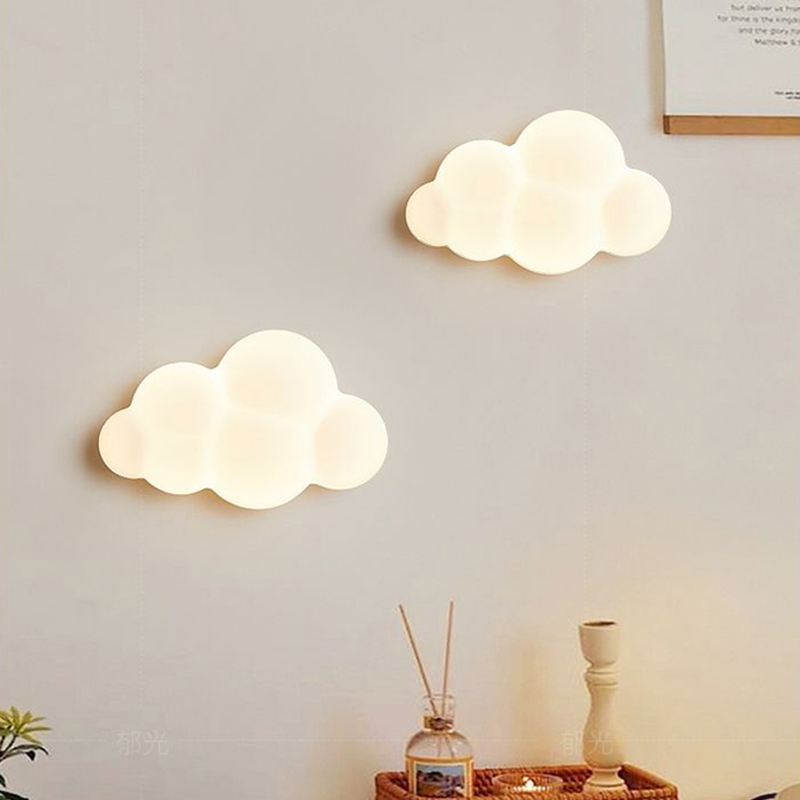 Biała chmura Kinkiety do pokoj – Baby Nursery Lamp recenzja i cena