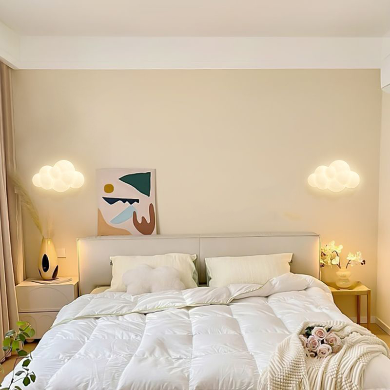 Biała chmura Kinkiety do pokoj – Baby Nursery Lamp recenzja i cena