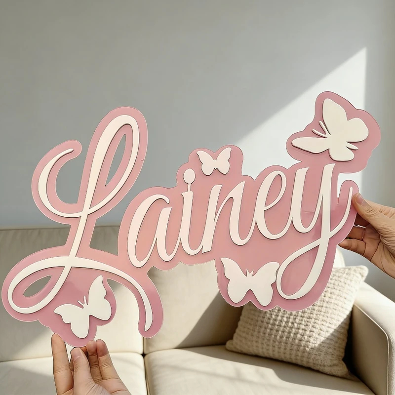 Spersonalizowana tabliczka z i – Baby Nursery Toy recenzja i cena