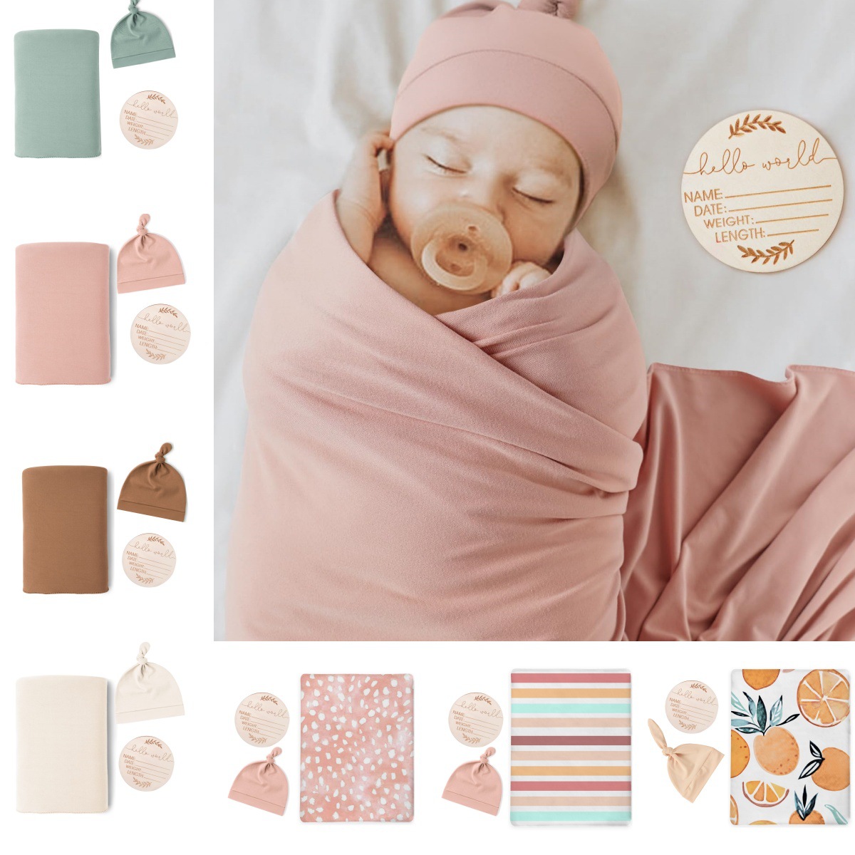 Kocyk dla noworodka z pasującą – Baby Nursery Sets recenzja i cena