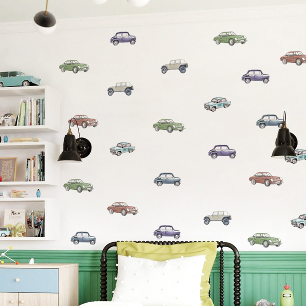 Cartoon Kids Transport Car Tru – Baby Nursery Vinyl recenzja i cena