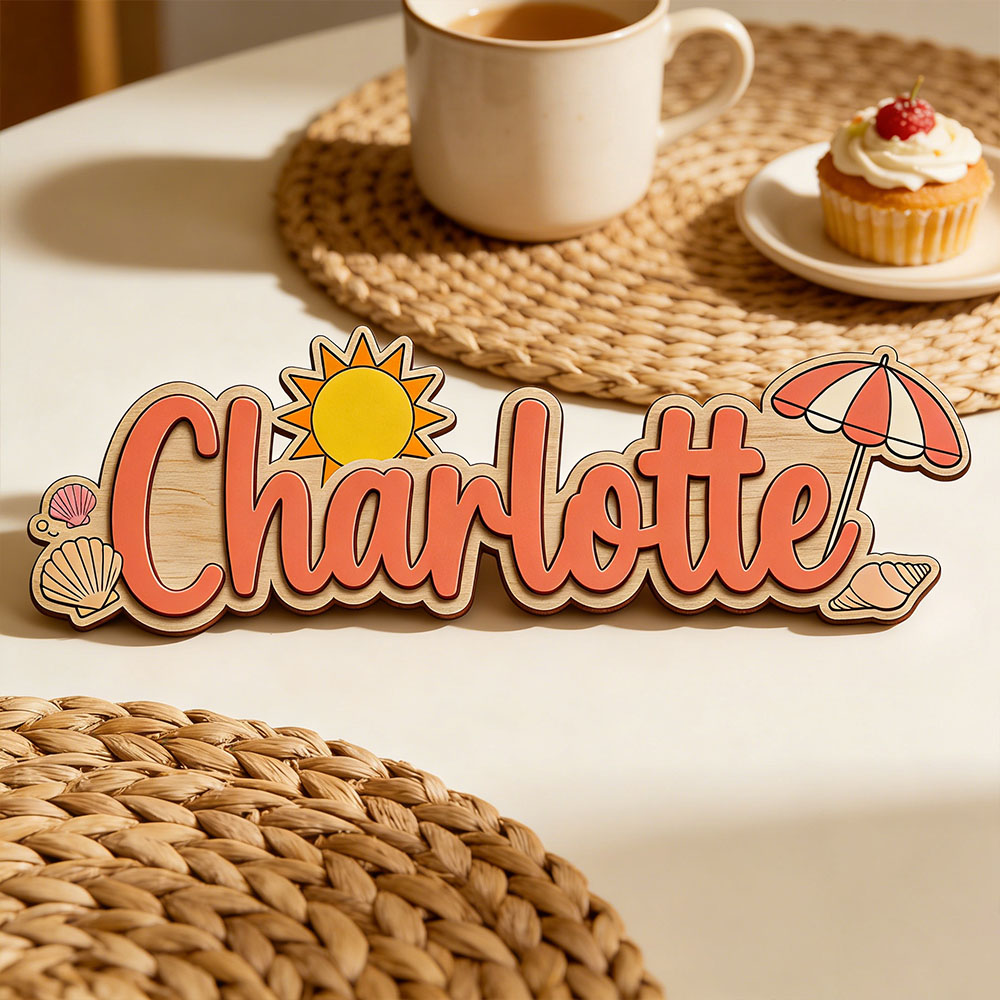 Personalizowana drewniana tabl – Baby Nursery Themes Girl recenzja i cena