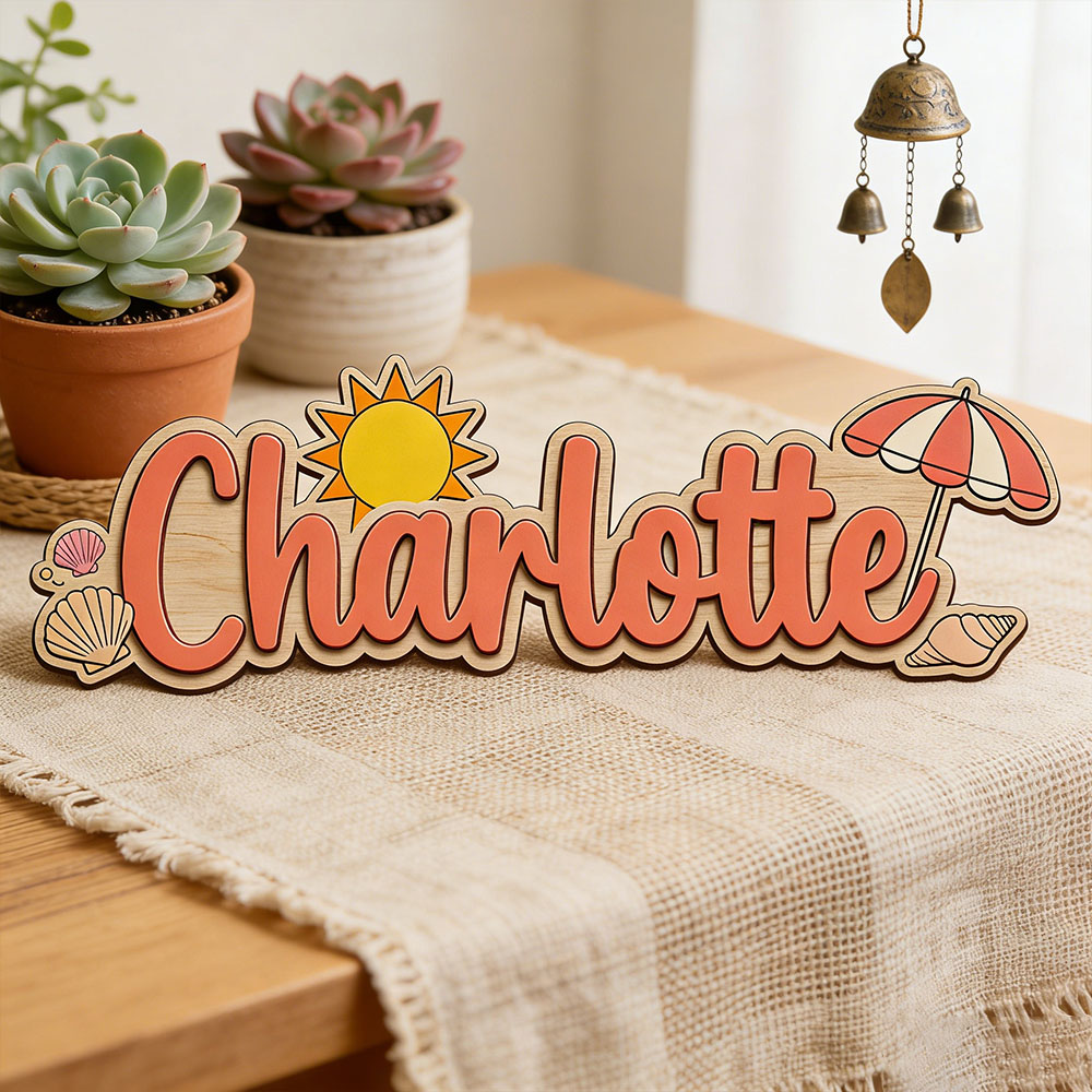 Personalizowana drewniana tabl – Baby Nursery Themes Girl recenzja i cena