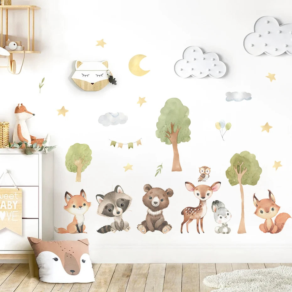 Motyw zwierząt leśnych Niedźwi – Baby Nursery Forest Theme recenzja i cena