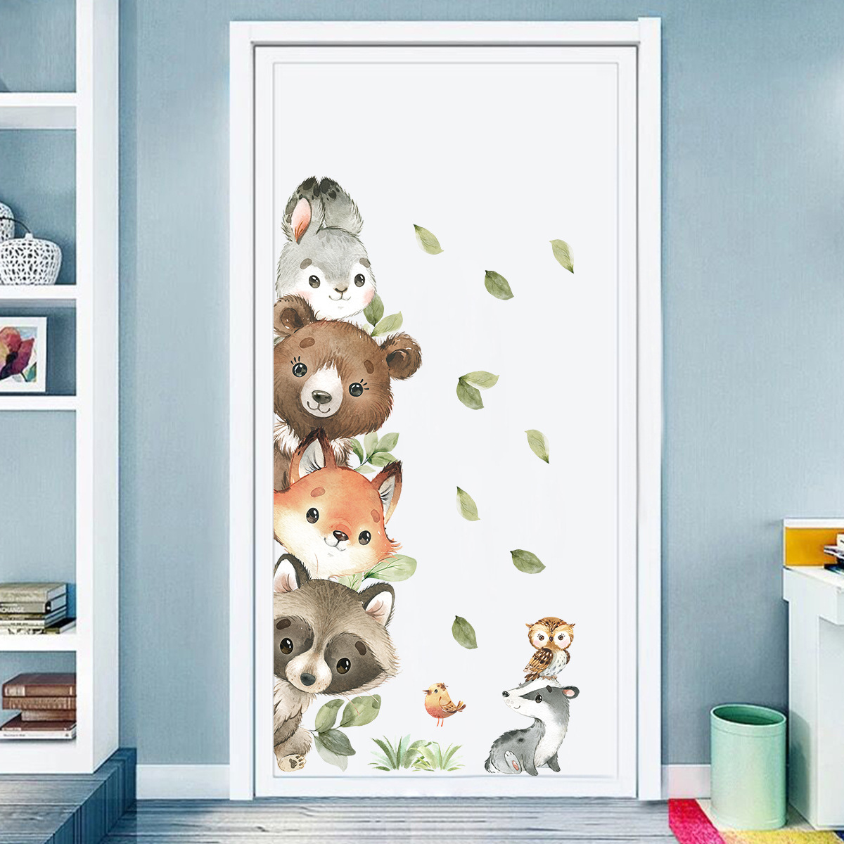 Naklejki ścienne dla dzieci z  – Baby Nursery Forest Theme recenzja i cena