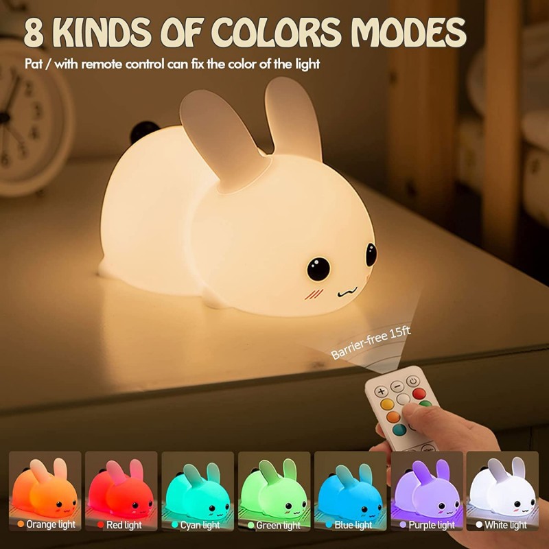 Zdalnie sterowana lampka nocna – Baby Nursery Lamp recenzja i cena