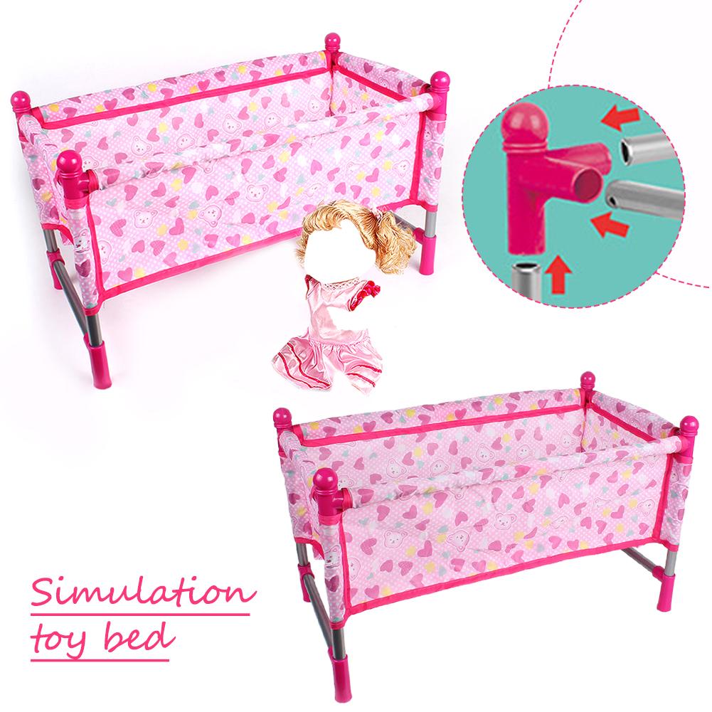Łóżeczko dla lalek, symulacja  – Baby Nursery Toy recenzja i cena