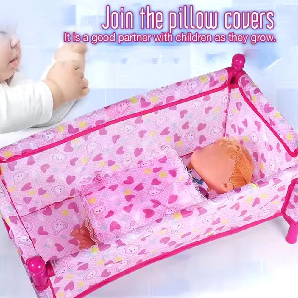 Łóżeczko dla lalek, symulacja  – Baby Nursery Toy recenzja i cena