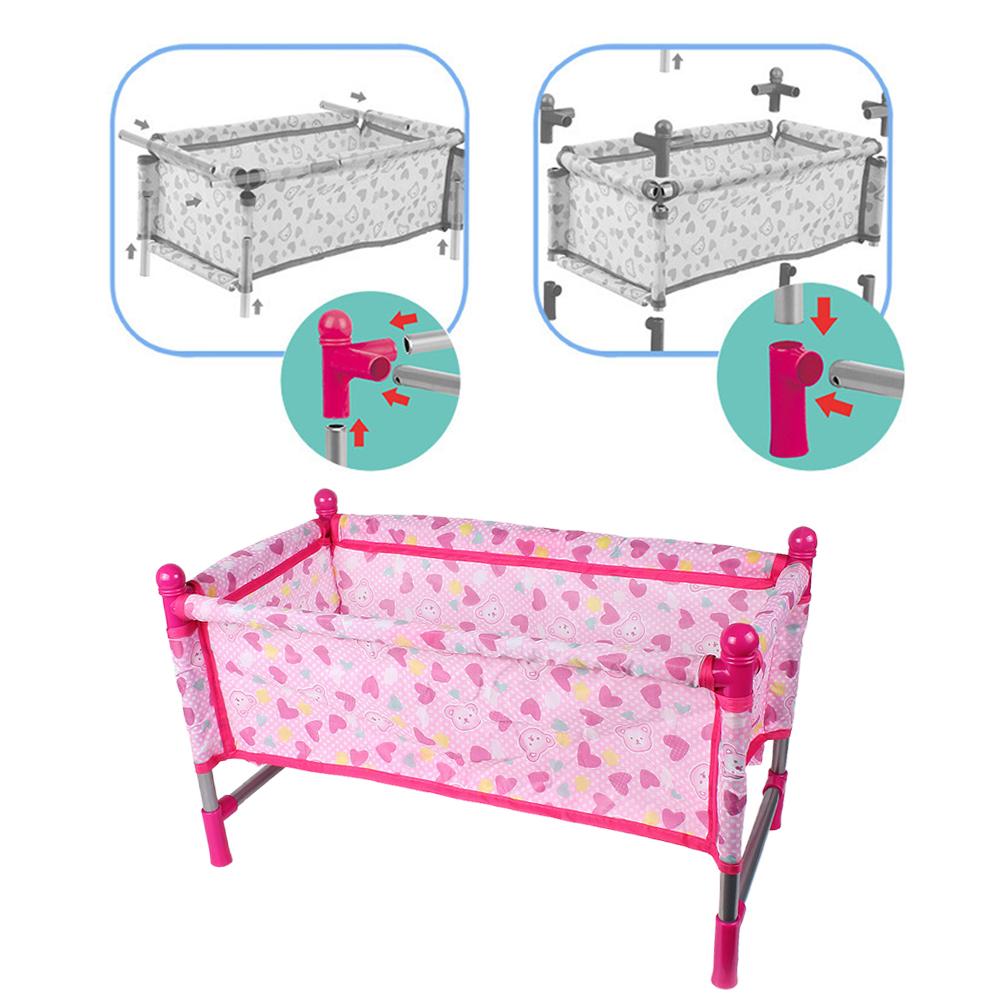 Łóżeczko dla lalek, symulacja  – Baby Nursery Toy recenzja i cena