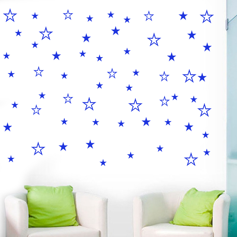 Mixed Size Hollow Solid Stars  – Baby Nursery Vinyl recenzja i cena